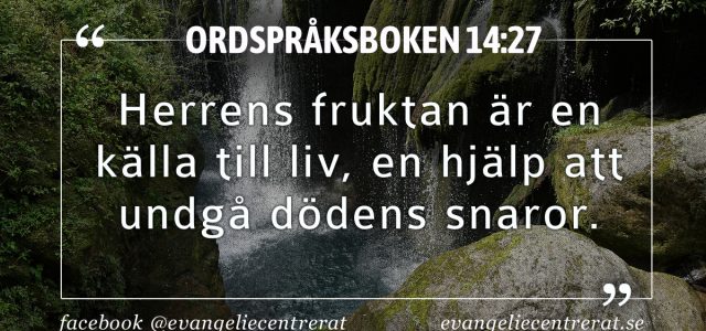 Ordspråksboken 14:27