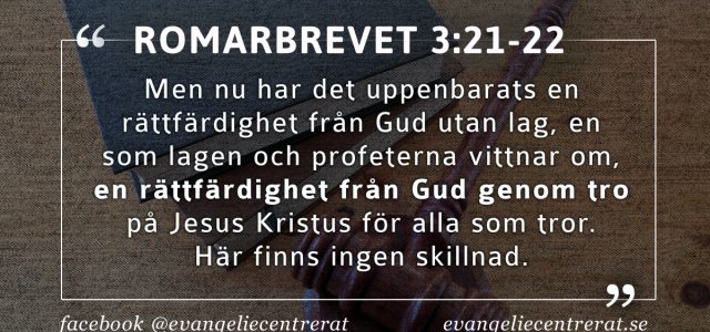 Romarbrevet 3:21-22