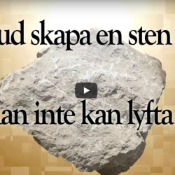 Kan Gud skapa en sten så tung att Han inte kan lyfta den? (video från Logia)