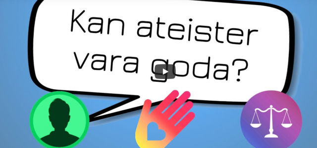 Kan ateister vara goda?